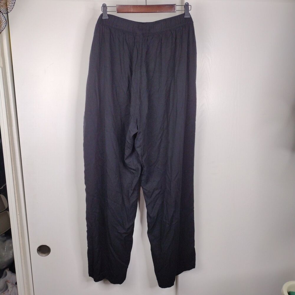 NEW Old Navy Playa Wide Leg Pants Womens Plus Size XXL Tall Black High Rise - Picture 4 of 8
